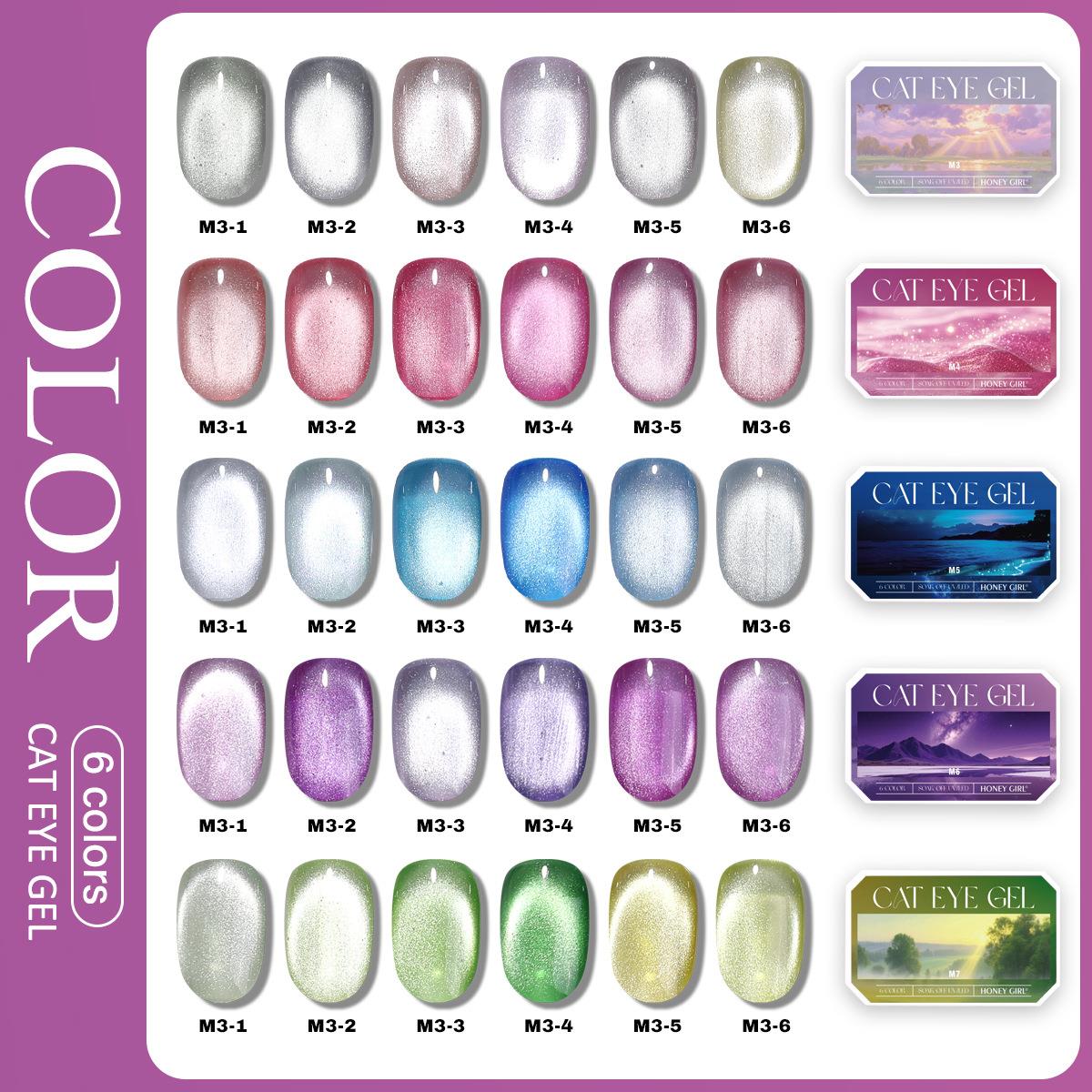 Paleta de 6 Esmaltes de Gel Oj - Contour Palette Stick reseña y precio
