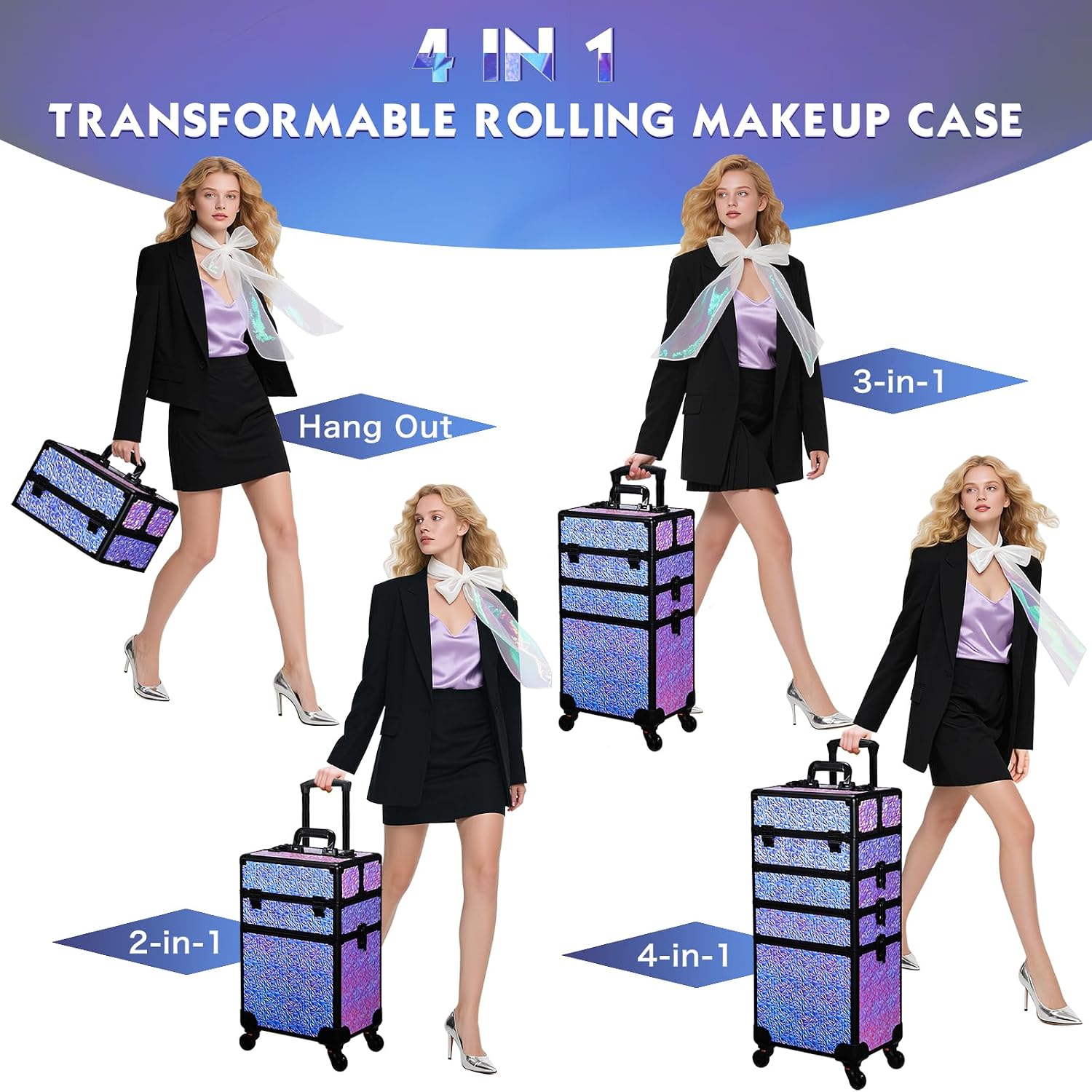 Maleta de Maquillaje con Rueda - Beauty Makeup Vanity Set reseña y precio